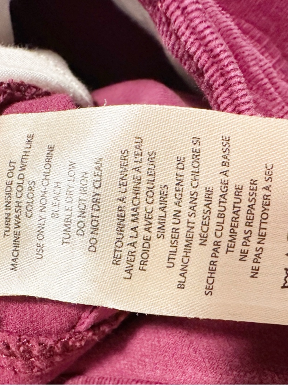 Pilcro Anthropologie Pink Berry Skinny Corduroy Pants Size 27 High Rise - Picture 3 of 5